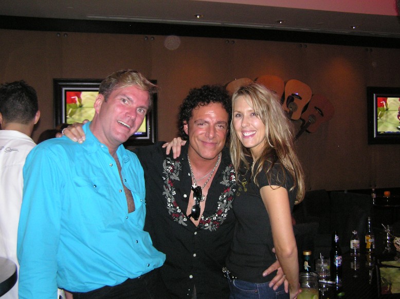 Candi, Neal Schon of Journey and I at Toby Keith's I Love This Bar & Grill