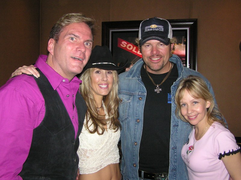 Me, Candi, Toby Keith, and Julie